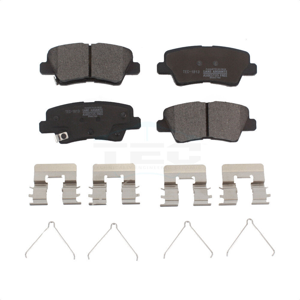 Ceramic Disc Brake Pads Rear TEC-1813 For Kia Hyundai Forte Kona Electric Sonata