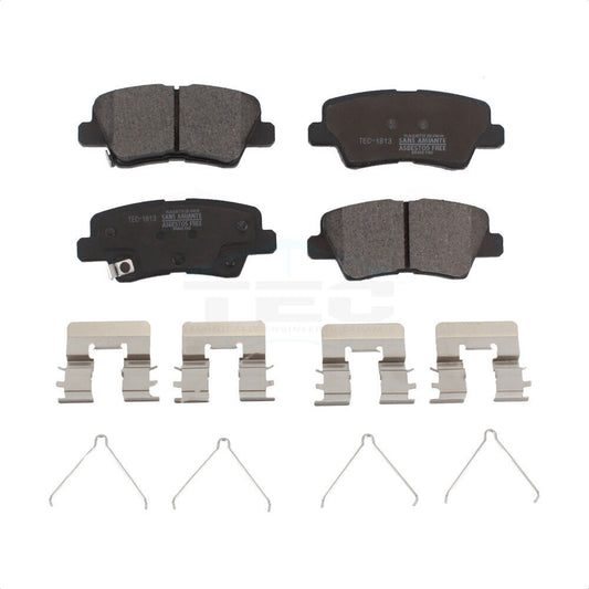 Ceramic Disc Brake Pads Rear TEC-1813 For Kia Hyundai Forte Kona Electric Sonata