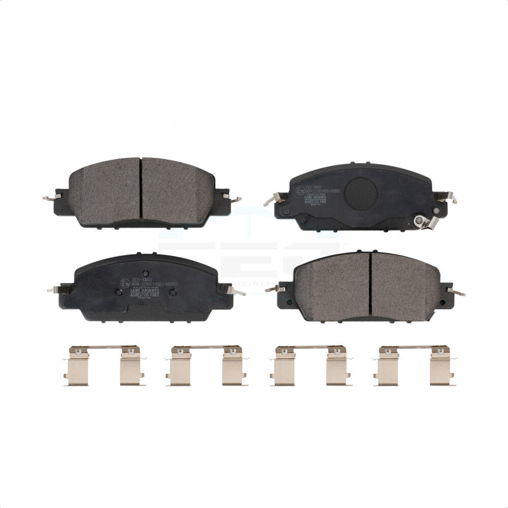 Ceramic Disc Brake Pads Front TEC-1860 For 2016-2017 Honda Accord LX-S