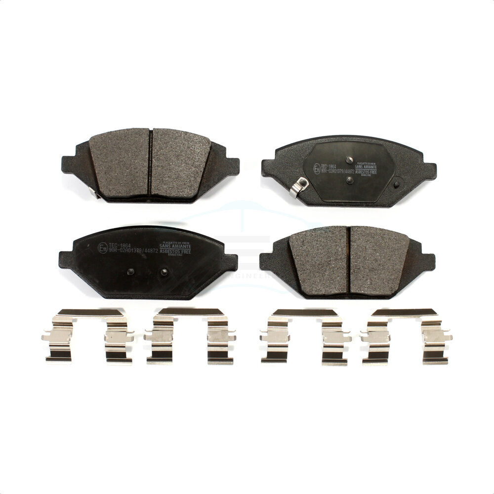 Ceramic Disc Brake Pads Front TEC-1864 For 2016-2022 Chevrolet Spark
