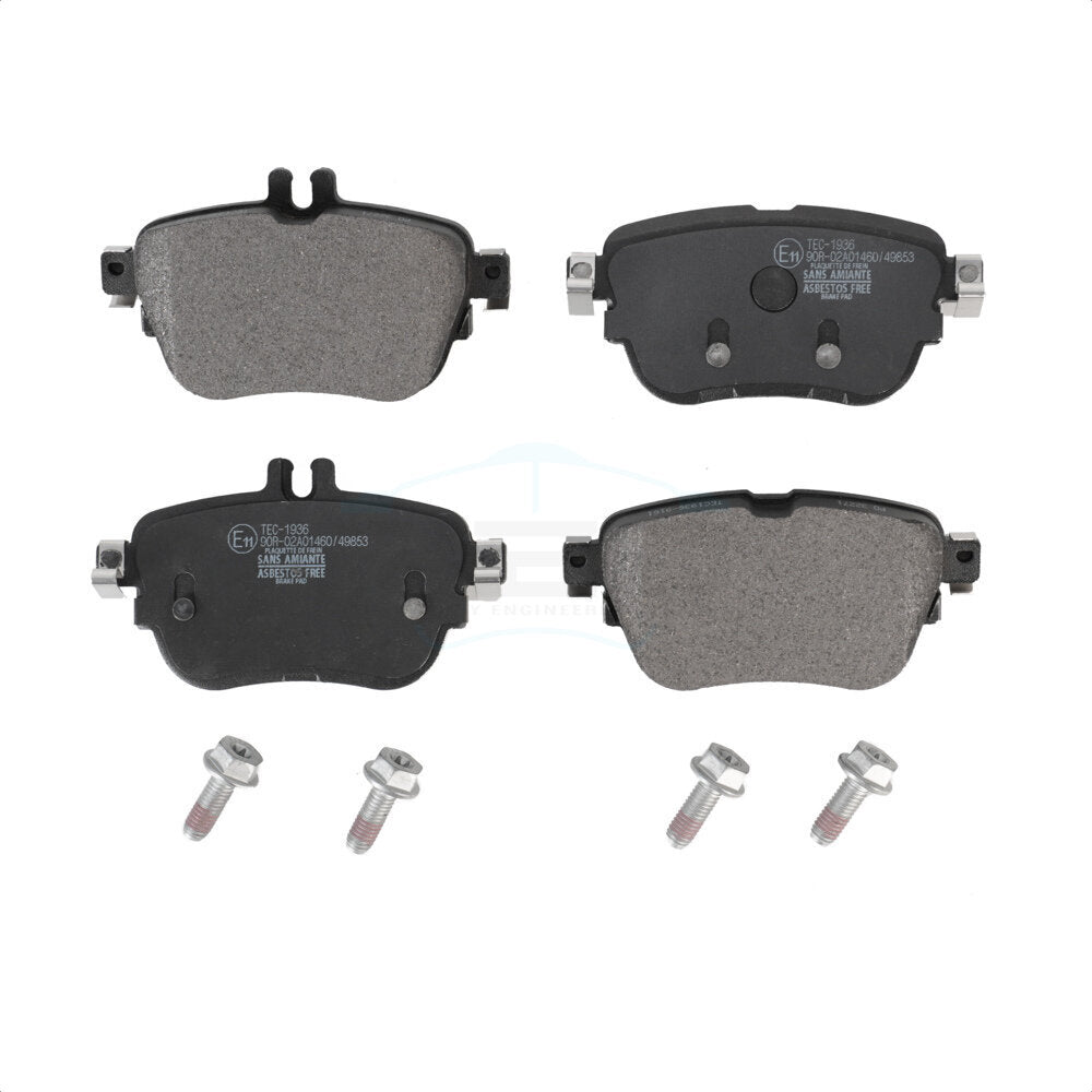 Ceramic Disc Brake Pads Rear TEC-1936 For 2017-2018 Mercedes-Benz E300