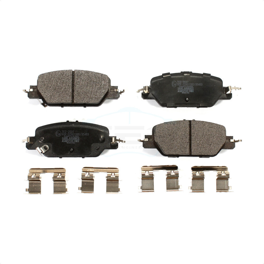 Ceramic Disc Brake Pads Rear TEC-2037 For 2017-2024 Honda CR-V