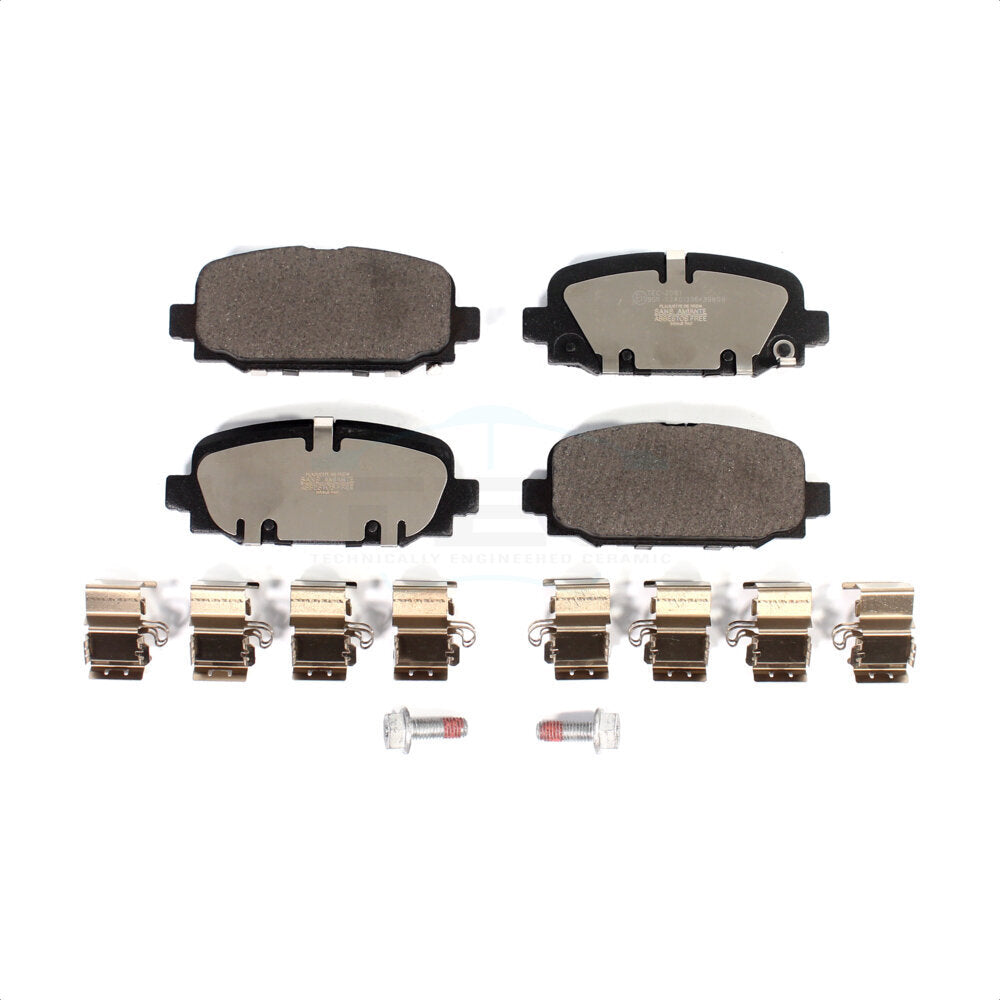 Ceramic Disc Brake Pads Rear TEC-2081 For Jeep Compass