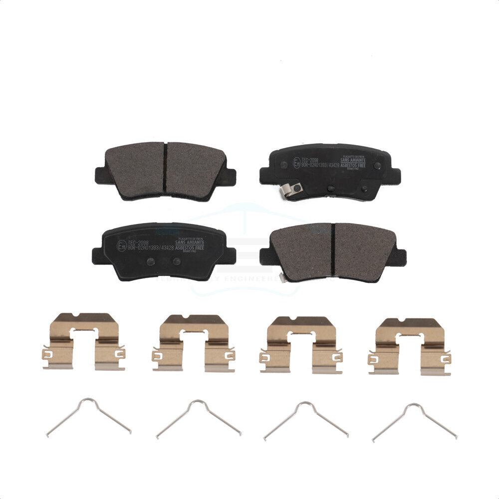 Ceramic Disc Brake Pads Rear TEC-2098 For Kia Sportage Hyundai Tucson Cadenza