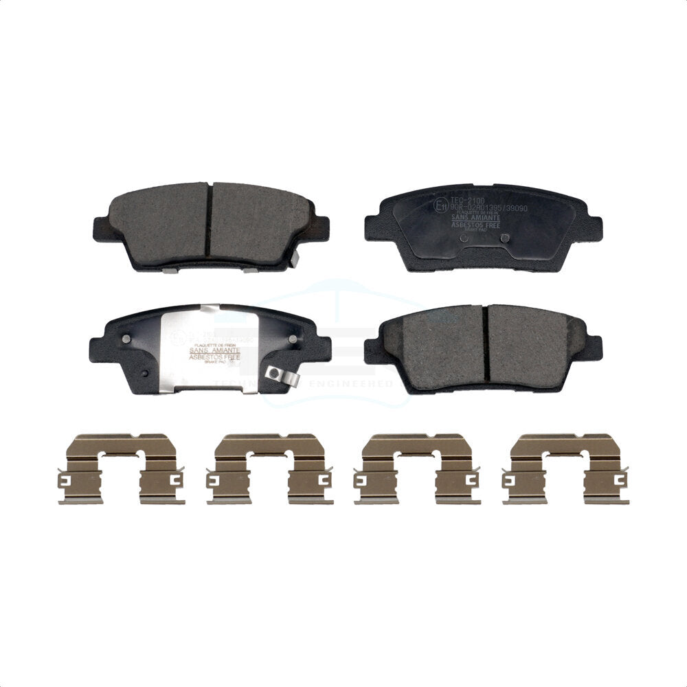 Ceramic Disc Brake Pads Rear TEC-2100 For 2018-2020 Genesis G80 5.0L 3.8L