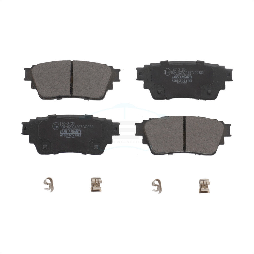 Ceramic Disc Brake Pads Rear TEC-2135 For Mitsubishi Outlander Eclipse Cross