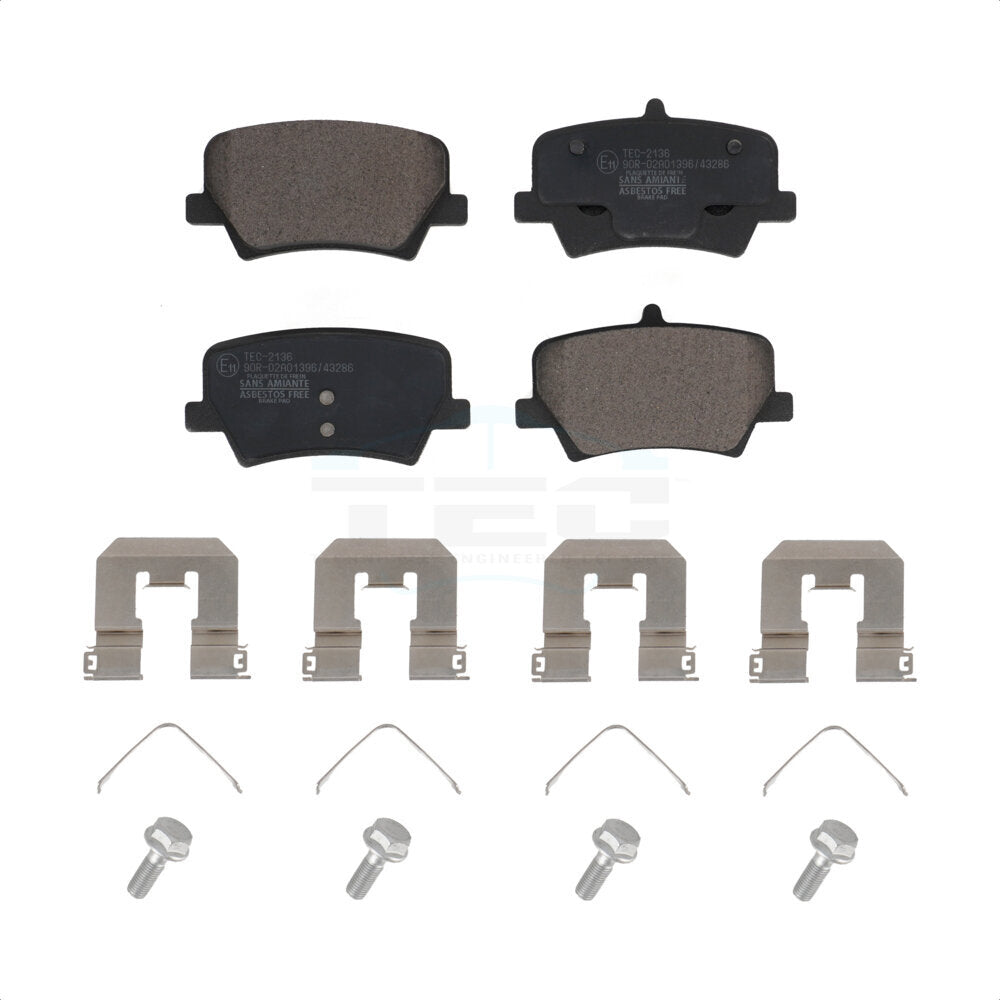 Ceramic Disc Brake Pads Rear TEC-2136 For 2019-2023 Volvo XC40