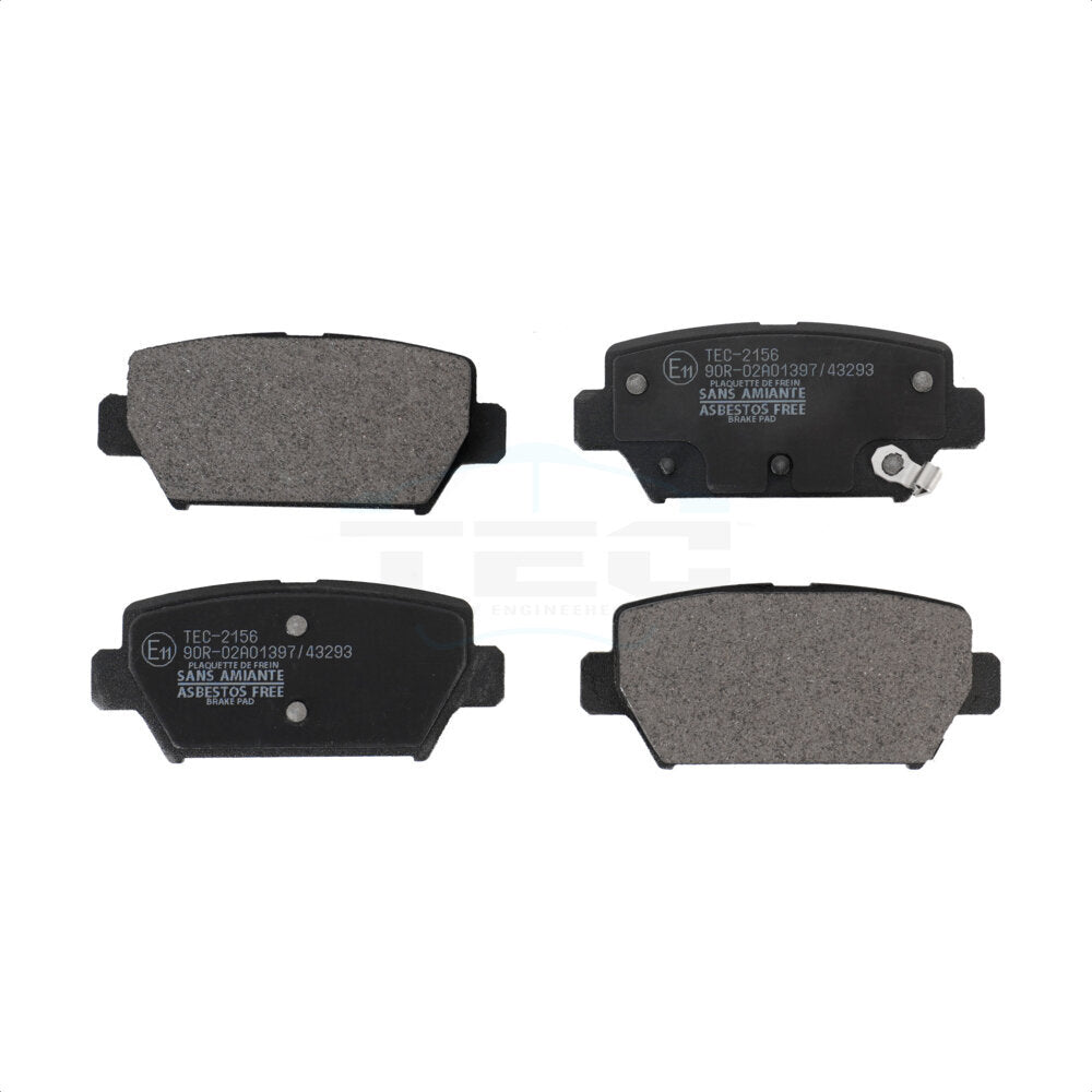 Ceramic Disc Brake Pads Rear TEC-2156 For Mitsubishi Eclipse Cross