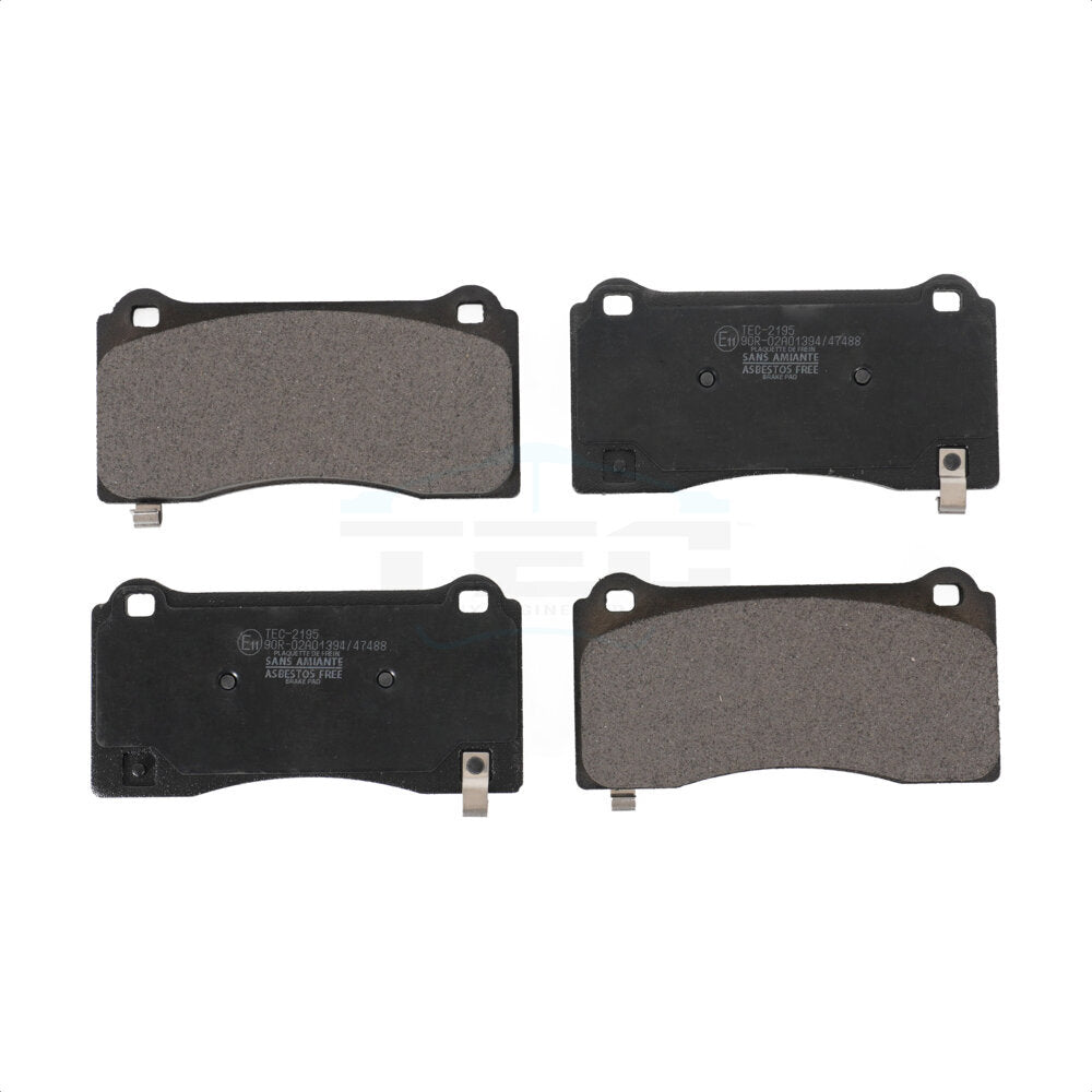 Ceramic Disc Brake Pads Front TEC-2195 For Tesla 3 With Gray Painted Calipers