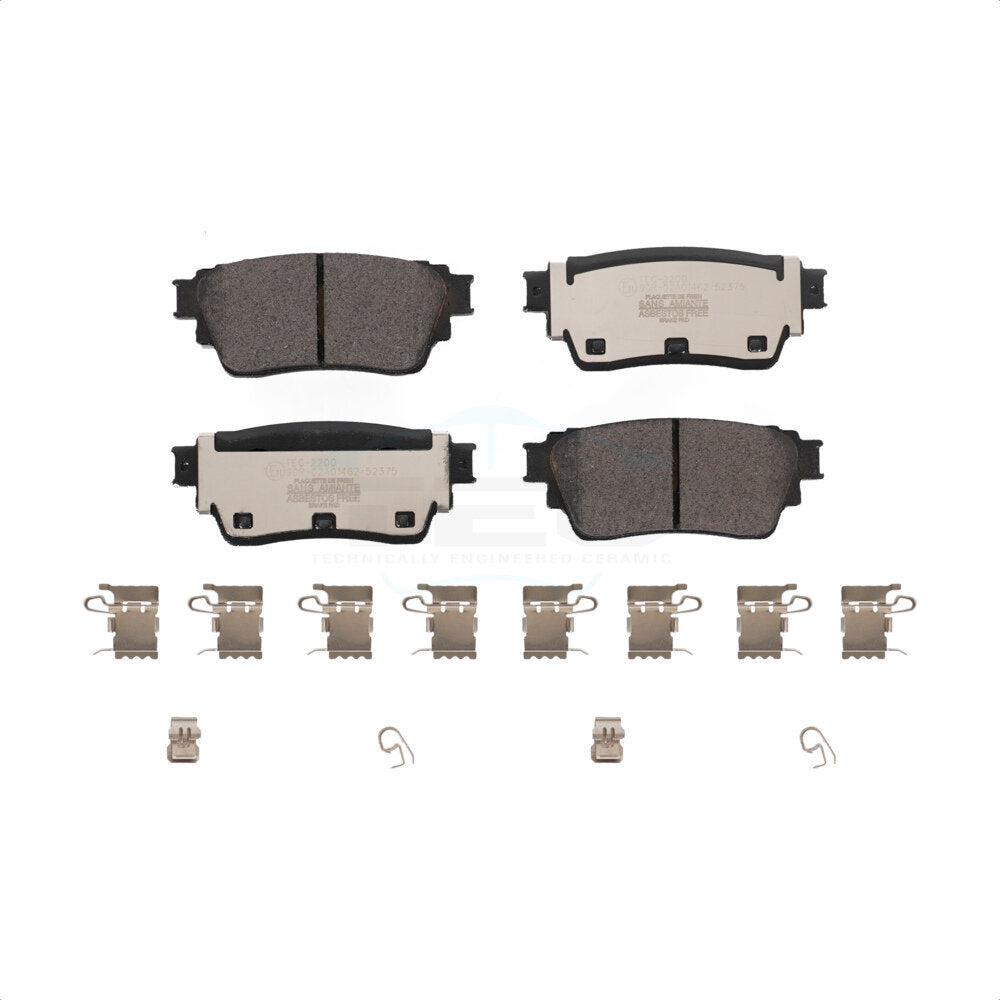 Ceramic Disc Brake Pads Rear TEC-2200 For Nissan Rogue Mitsubishi Outlander QX60