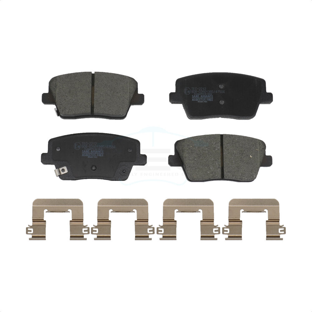 Ceramic Disc Brake Pads Rear TEC-2212 For Hyundai Elantra N Veloster Kona