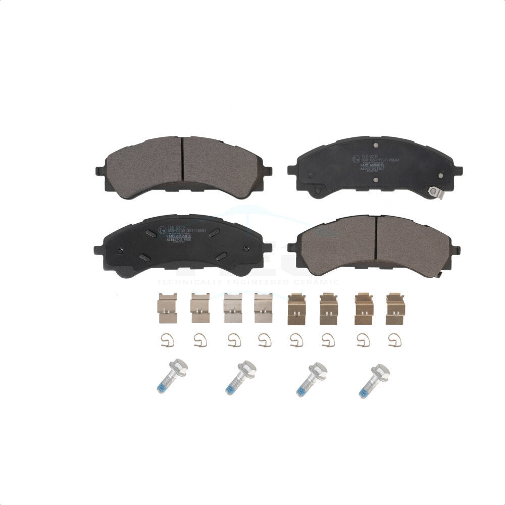 Ceramic Disc Brake Pads Front TEC-2216 For Ford Ranger Bronco