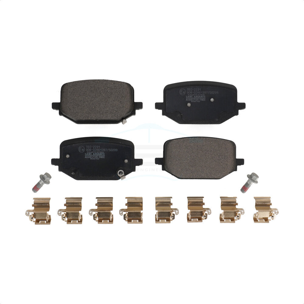 Ceramic Disc Brake Pads Rear TEC-2231 For Ford Explorer Lincoln Aviator Police
