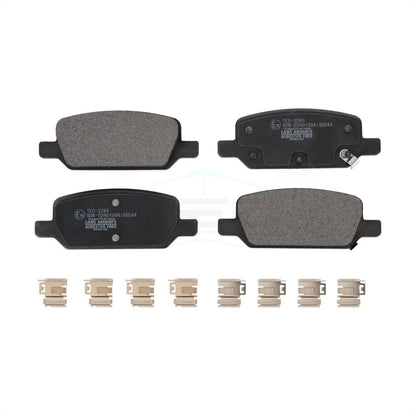 Ceramic Disc Brake Pads Rear TEC-2283 For Tesla 3 Y With Gray Painted Calipers