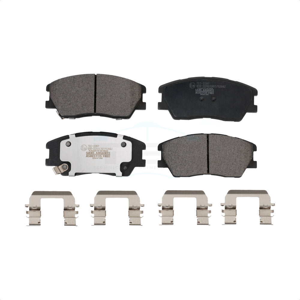 Ceramic Disc Brake Pads Front TEC-2287 For Kia Soul EV