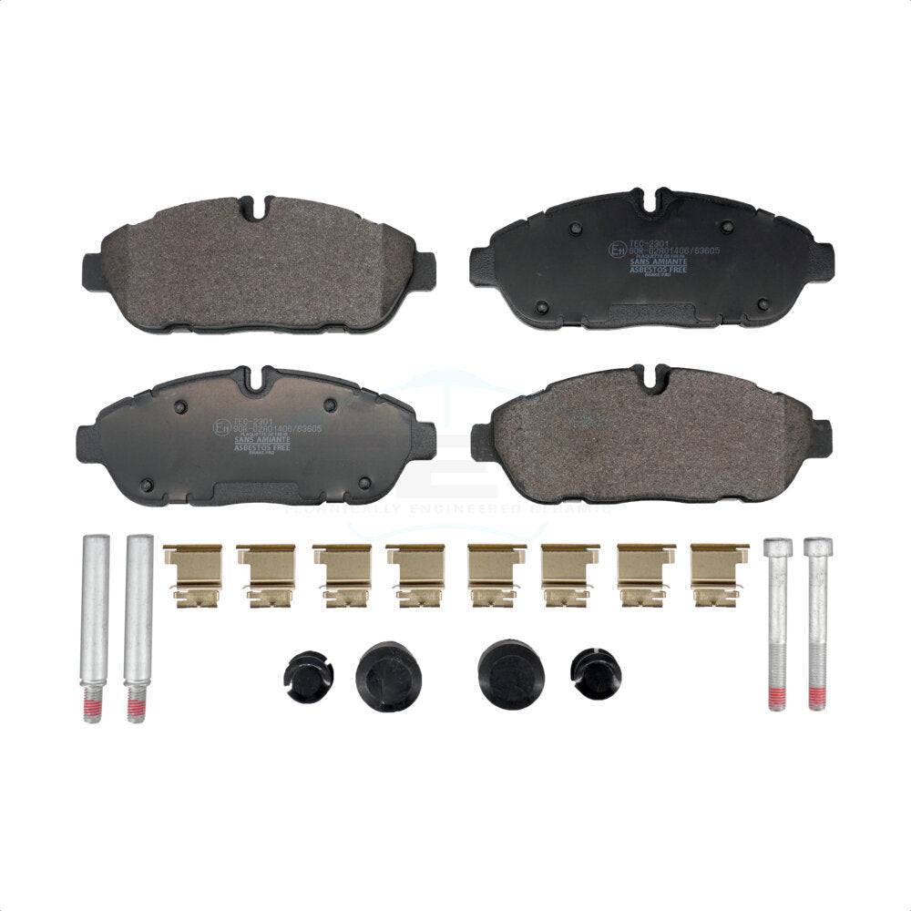 Ceramic Disc Brake Pads Front TEC-2301 For Ford Transit-250 Transit-350 HD AWD