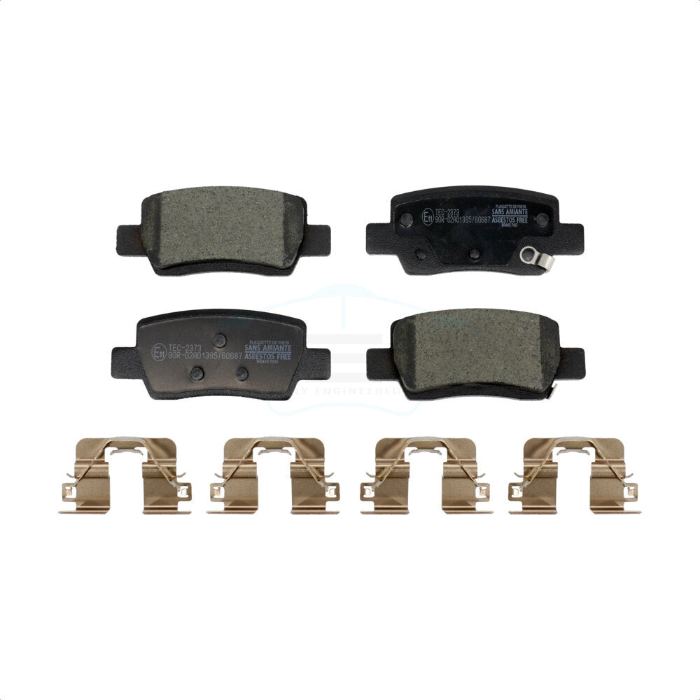 Ceramic Disc Brake Pads Rear TEC-2373 For 2021-2024 Hyundai Elantra Kia Seltos