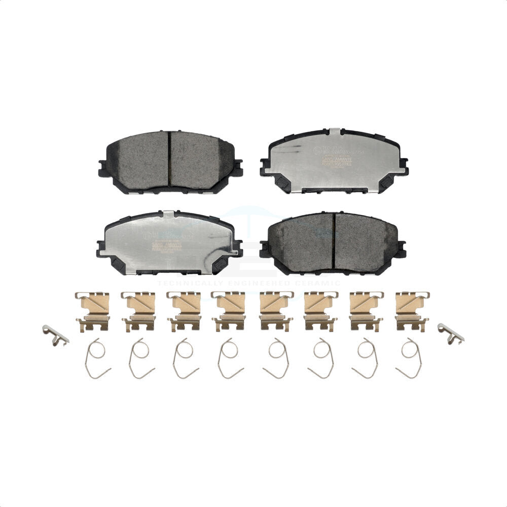 Ceramic Disc Brake Pads Front TEC-2375 For Nissan Rogue