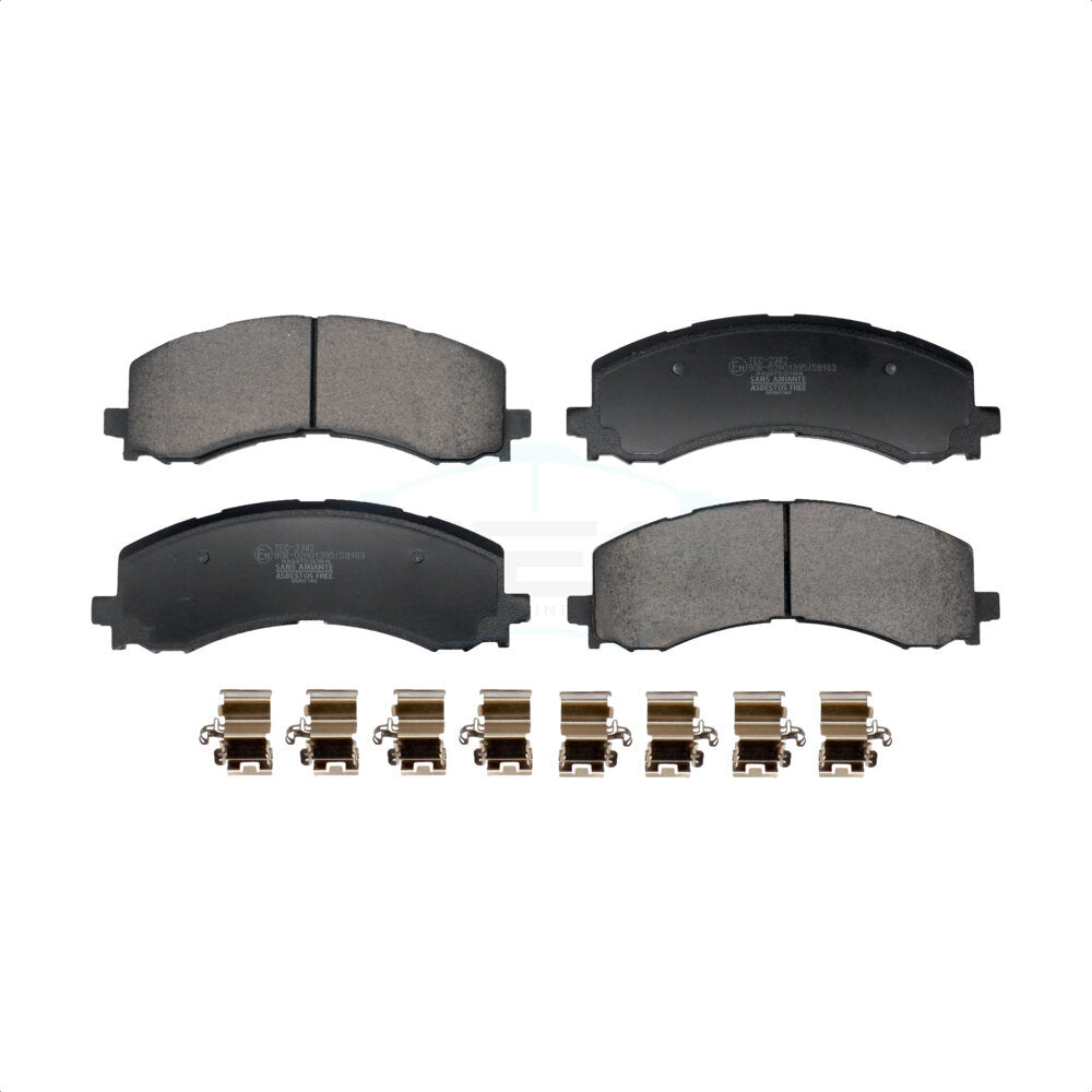 Ceramic Disc Brake Pads Front TEC-2382 For Ford F-150 Bronco Lightning Lincoln
