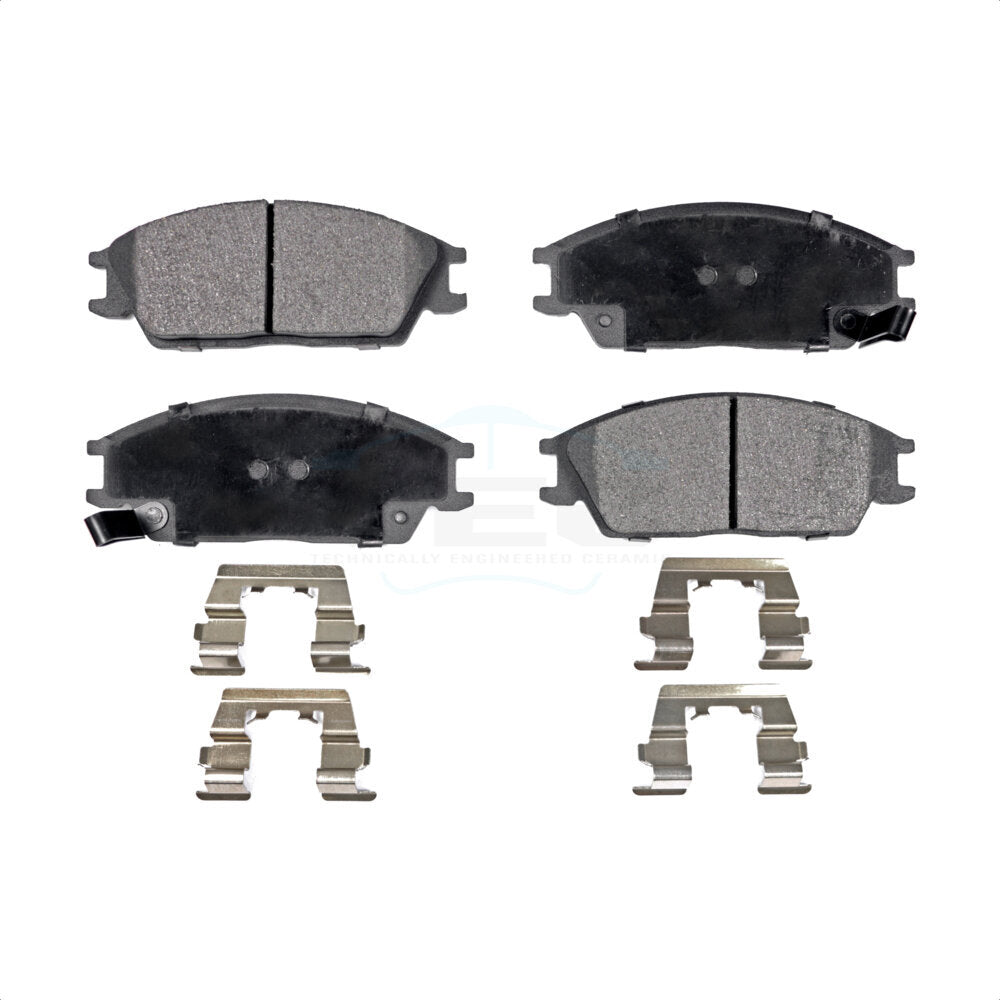 Ceramic Disc Brake Pads Front TEC-440 For Hyundai Accent Excel Scoupe Stellar