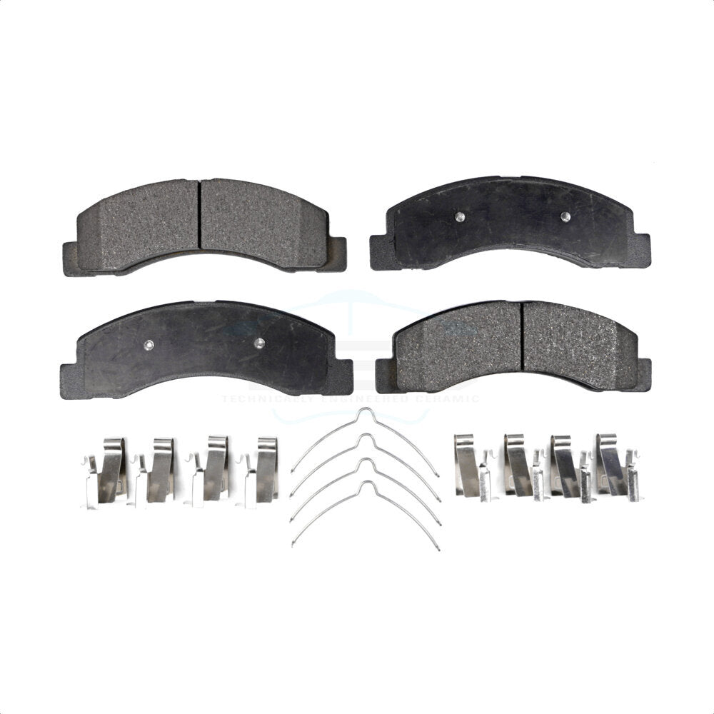 Ceramic Disc Brake Pads Front TEC-824 For Ford F-350 Super Duty F-250 Excursion