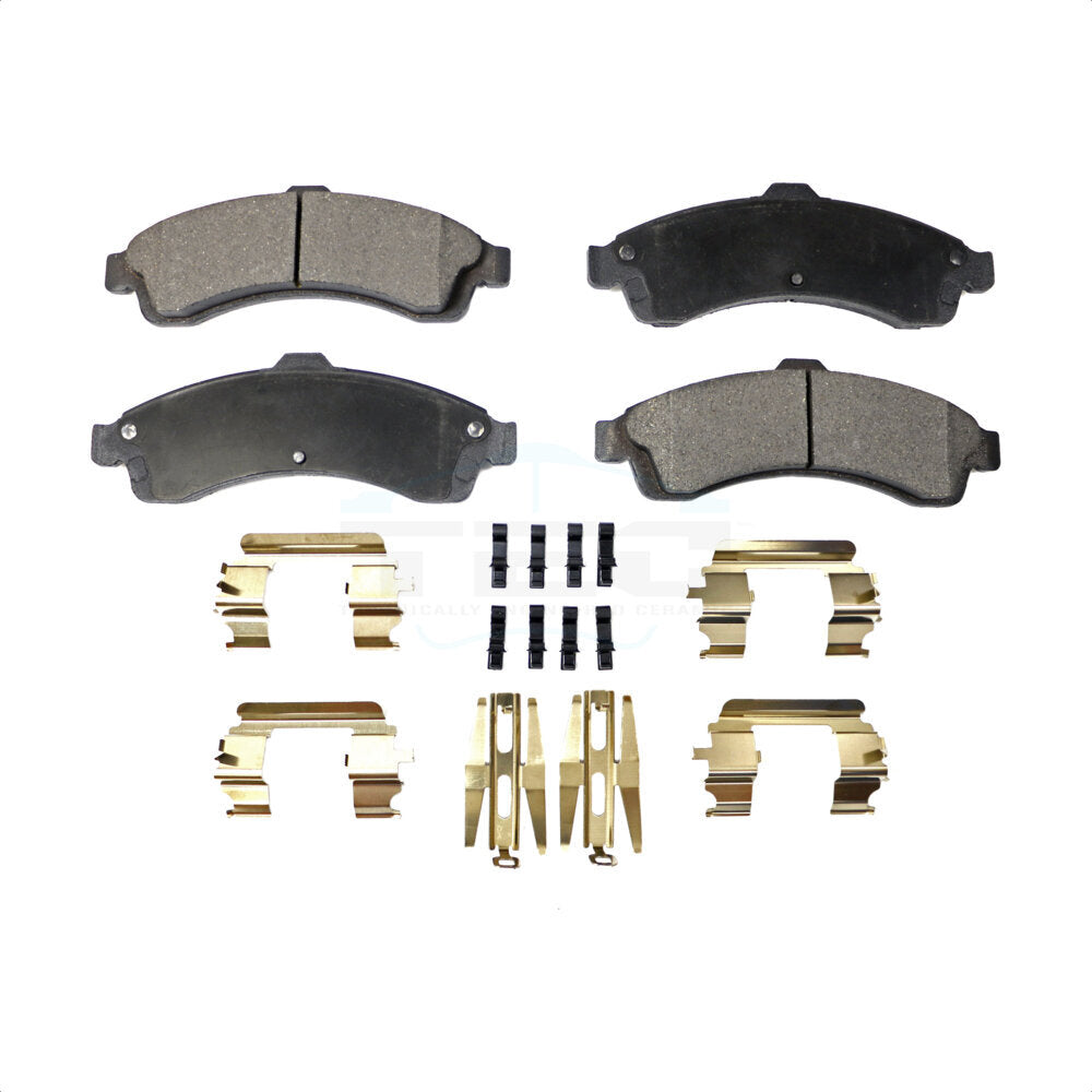 Ceramic Disc Brake Pads Front TEC-882 For GMC Chevrolet Envoy Trailblazer XL EXT