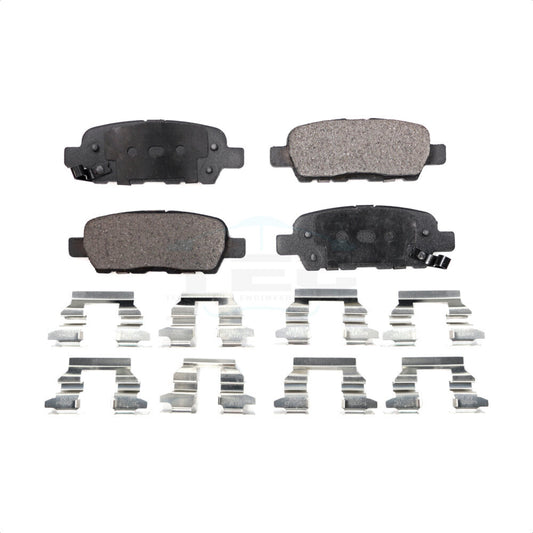 Rear Ceramic Disc Brake Pad 2002-2024 Nissan Altima Juke Maxima Qashqai Rogue/Select/Sport Sentra & INFINITI EX35 FX45 G35 G37 JX35 M56 Q50 Q60 Q70L