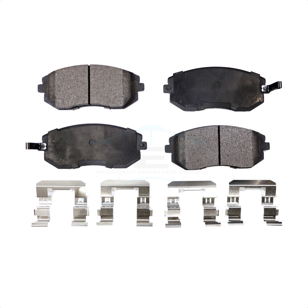Ceramic Disc Brake Pads Front TEC-929 For Subaru Outback Impreza Forester Legacy