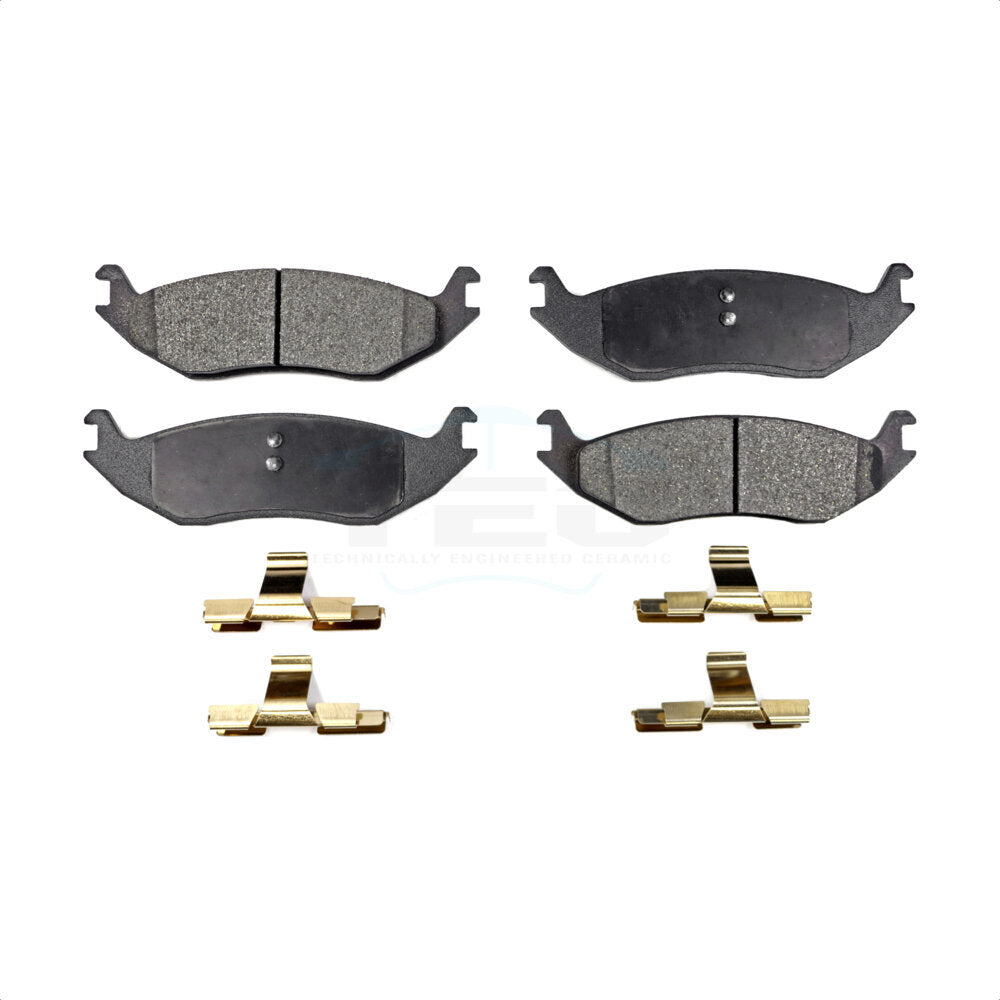Ceramic Disc Brake Pads Rear TEC-967 For Ram 1500 Classic Dodge Durango Chrysler