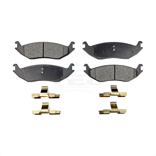 Ceramic Disc Brake Pads Rear TEC-967 For Ram 1500 Classic Dodge Durango Chrysler