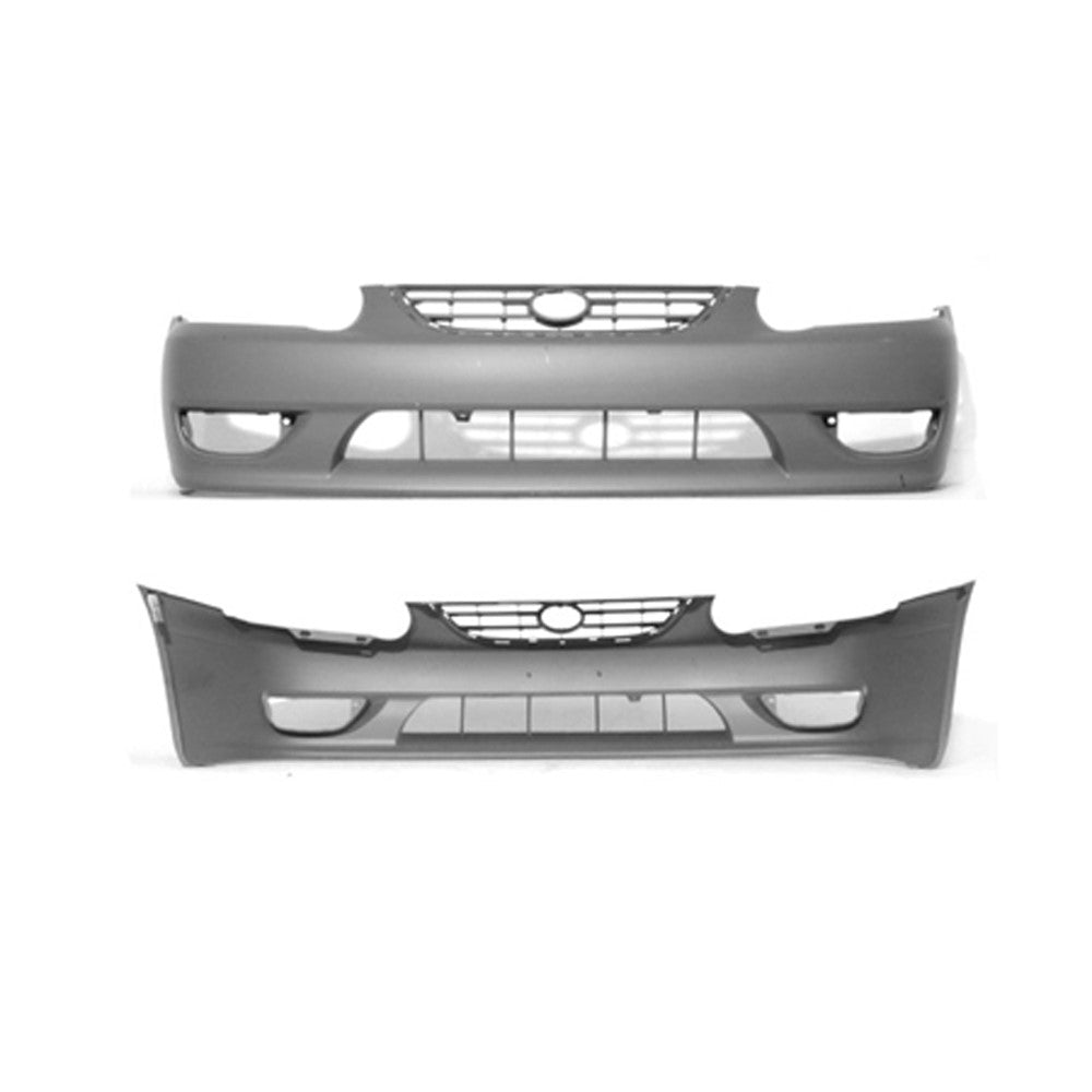 Front Bumper Cover 2001-2002 Toyota Corolla
