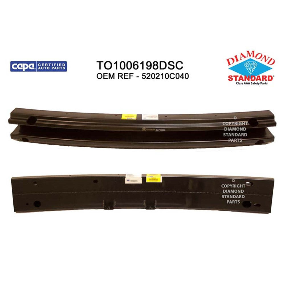 Front Upper Bumper Cover Support 2004-2006 Toyota Tundra