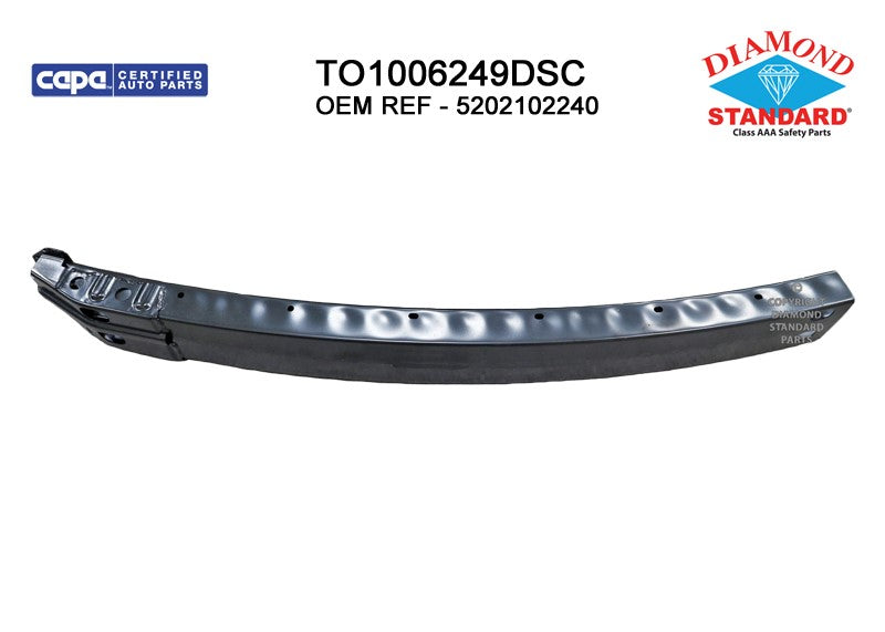 Front Bumper Impact Bar 2017-2019 Toyota Corolla