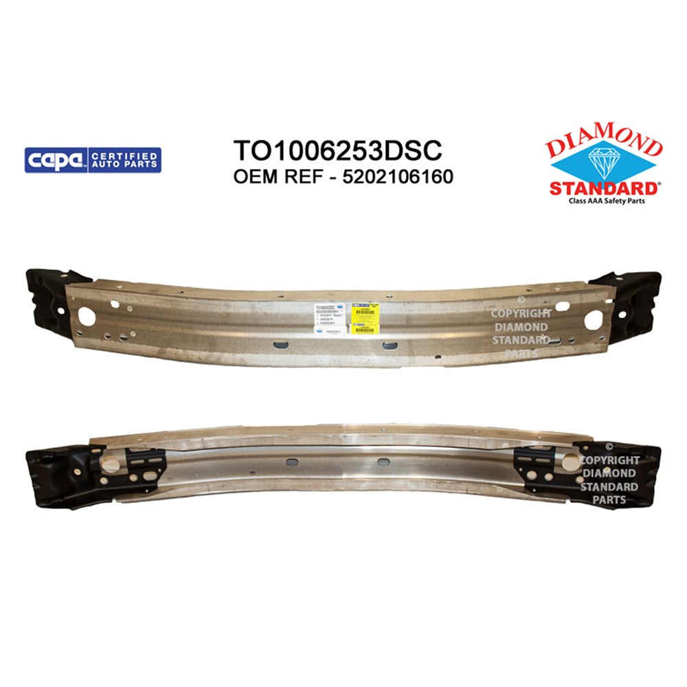 Front Bumper Impact Bar 2018-2024 Toyota Camry, Avalon