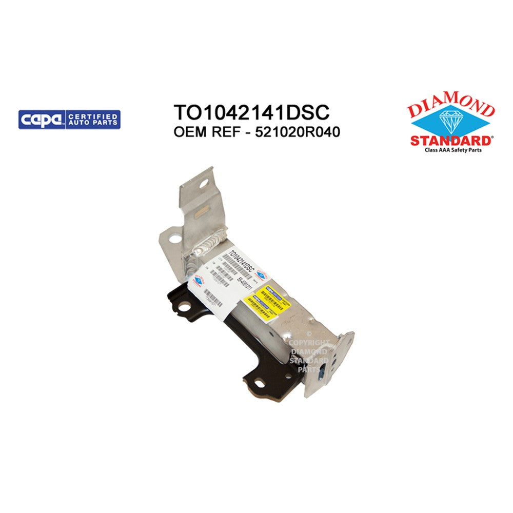 Front Left Front Driver Side Bumper Impact Bar Bracket [lower Impact Bar] Except Hybrid Models 2019-2025 Toyota Rav4