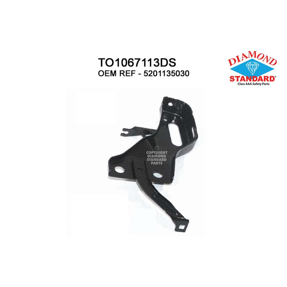 Front Right Front Passenger Side Bumper Mounting Bracket 1992-1995 Toyota Pickup
