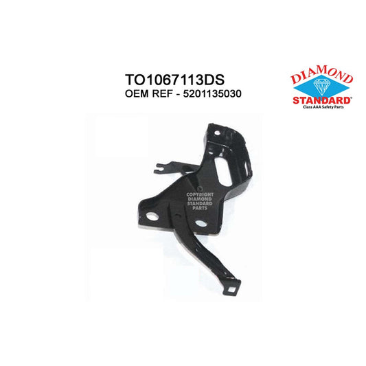 Front Right Front Passenger Side Bumper Mounting Bracket 1992-1995 Toyota Pickup
