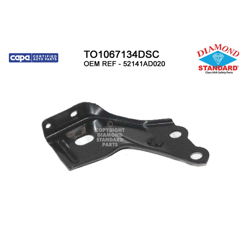 Front Right Front Passenger Side Outer Bumper Support Arm 2001-2004 Toyota Tacoma