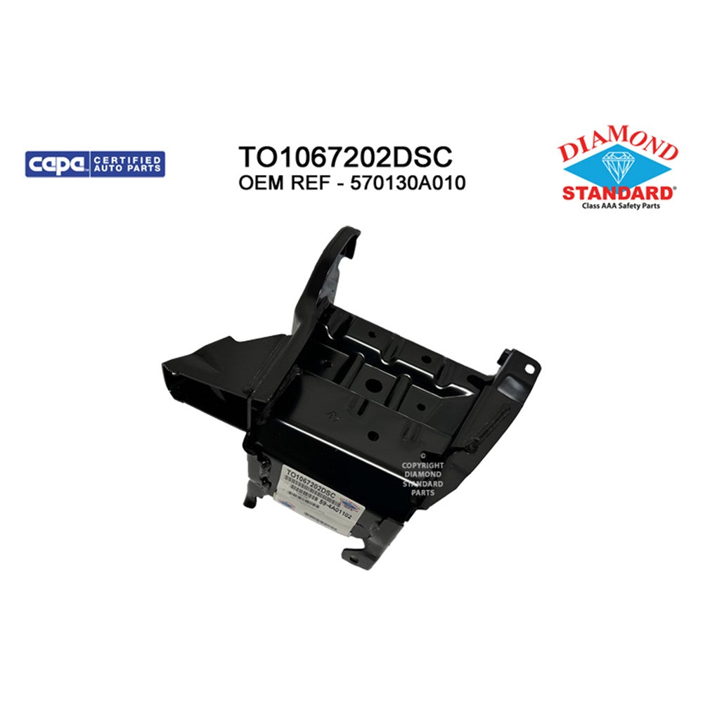Front Right Front Passenger Side Bumper Mounting Bracket [impact Bar Bracket] Made Of High Strength Steel 2022-2024 Toyota Corolla Cross