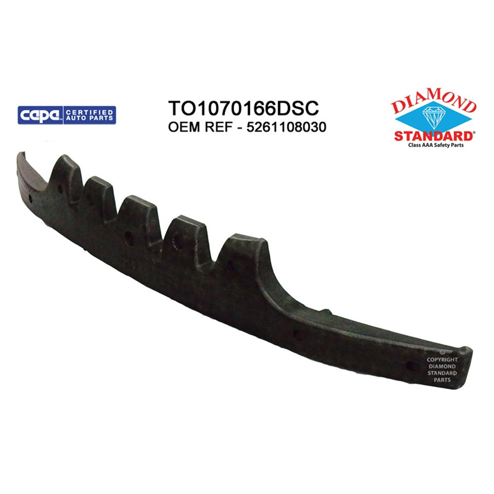 Front Bumper Impact Absorber 2011-2014 Toyota Sienna