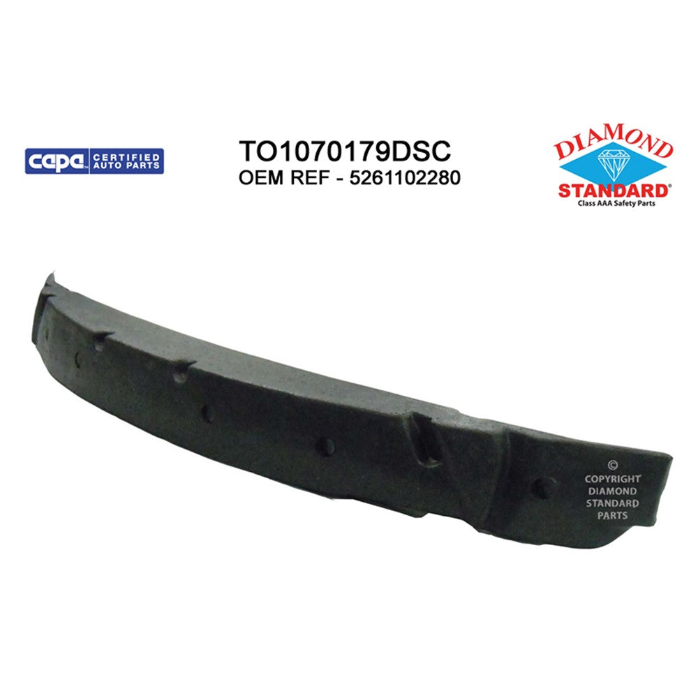 Front Bumper Impact Absorber 2014-2016 Toyota Corolla