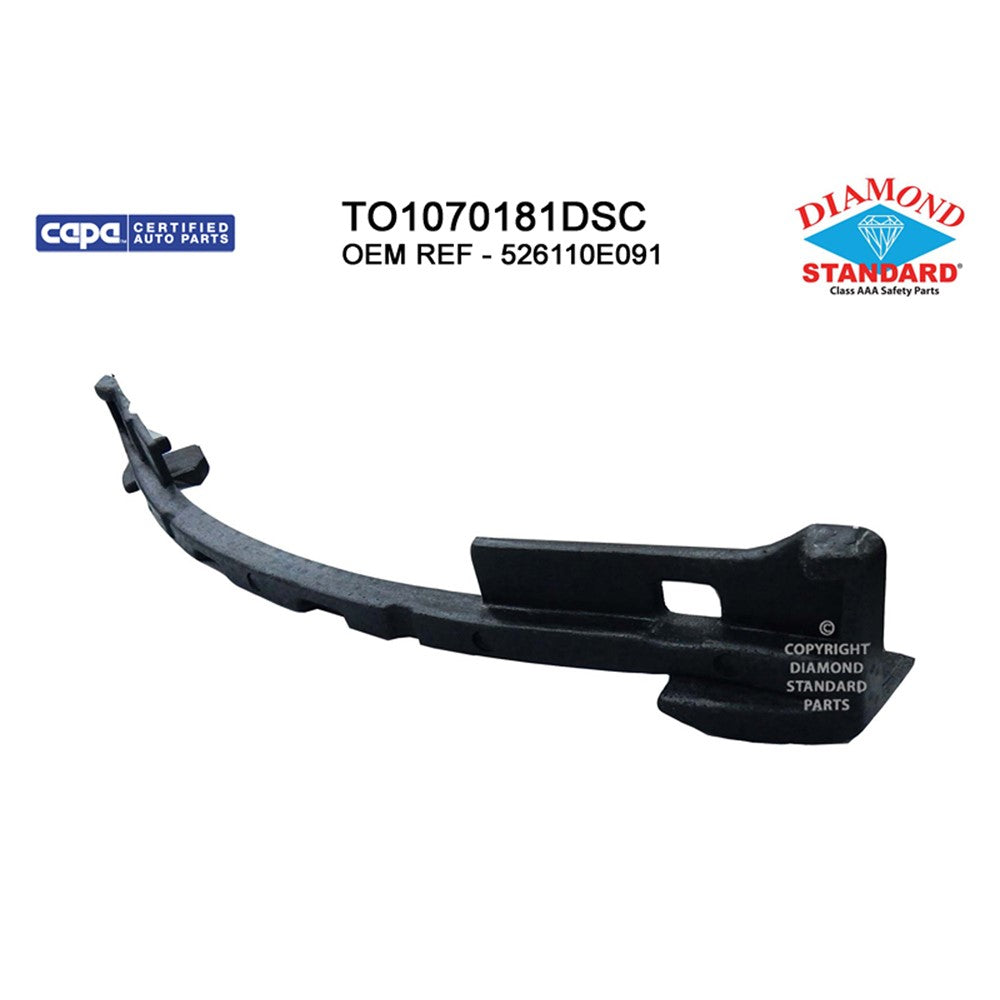 Front Bumper Impact Absorber 2014-2016 Toyota Highlander