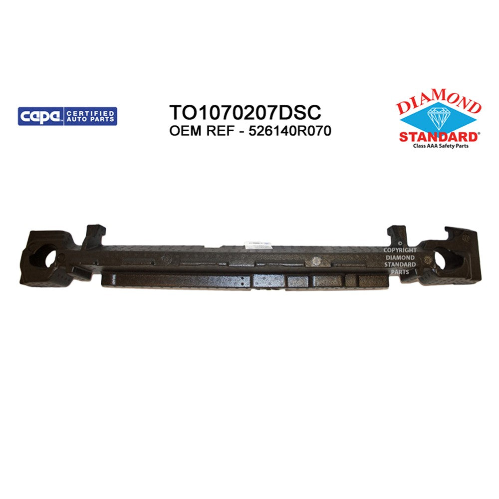 Front Bumper Impact Absorber 2016-2018 Toyota Rav4