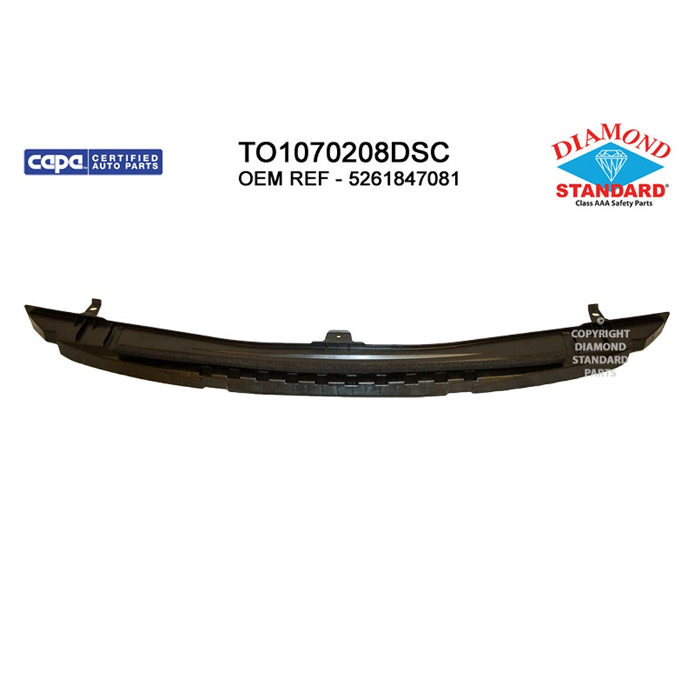 Front Lower Bumper Impact Absorber 2016-2018 Toyota Prius