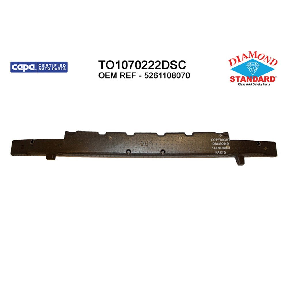 Front Bumper Impact Absorber 2018-2020 Toyota Sienna