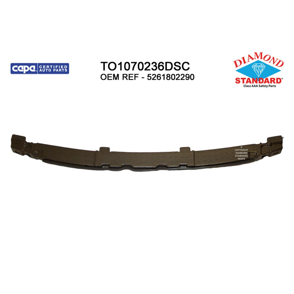 Front Lower Bumper Impact Absorber 2020-2025 Toyota Corolla