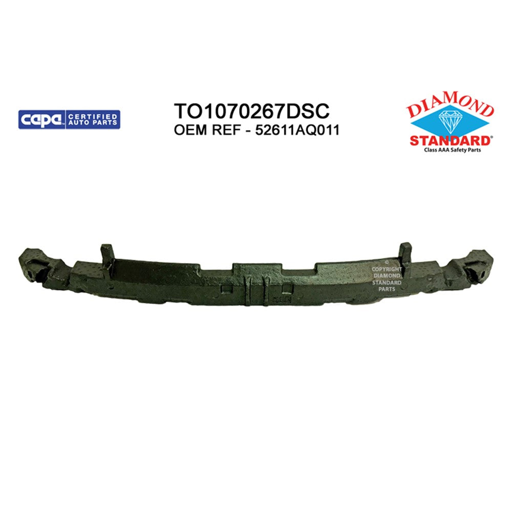 Front Upper Bumper Impact Absorber 2025 Toyota Camry