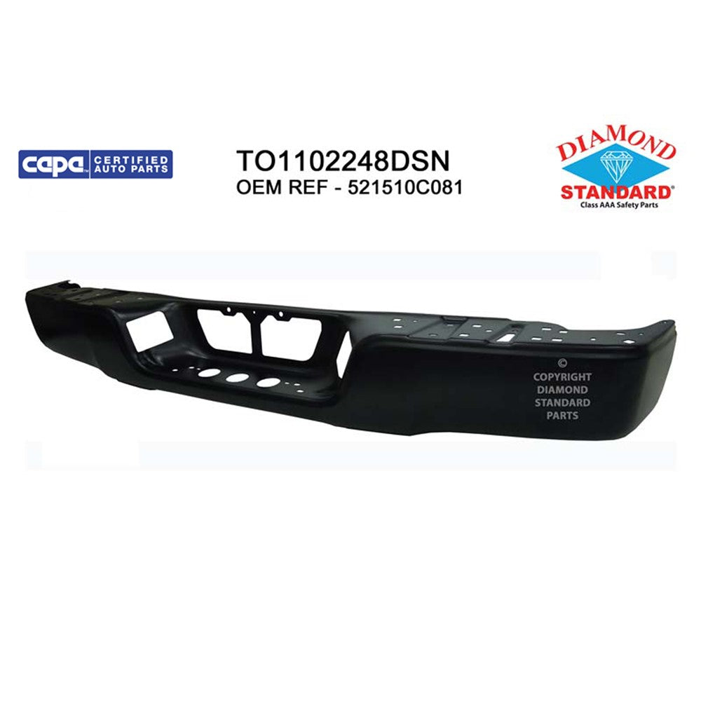 Rear Step Bumper Face Bar 2007-2013 Toyota Tundra