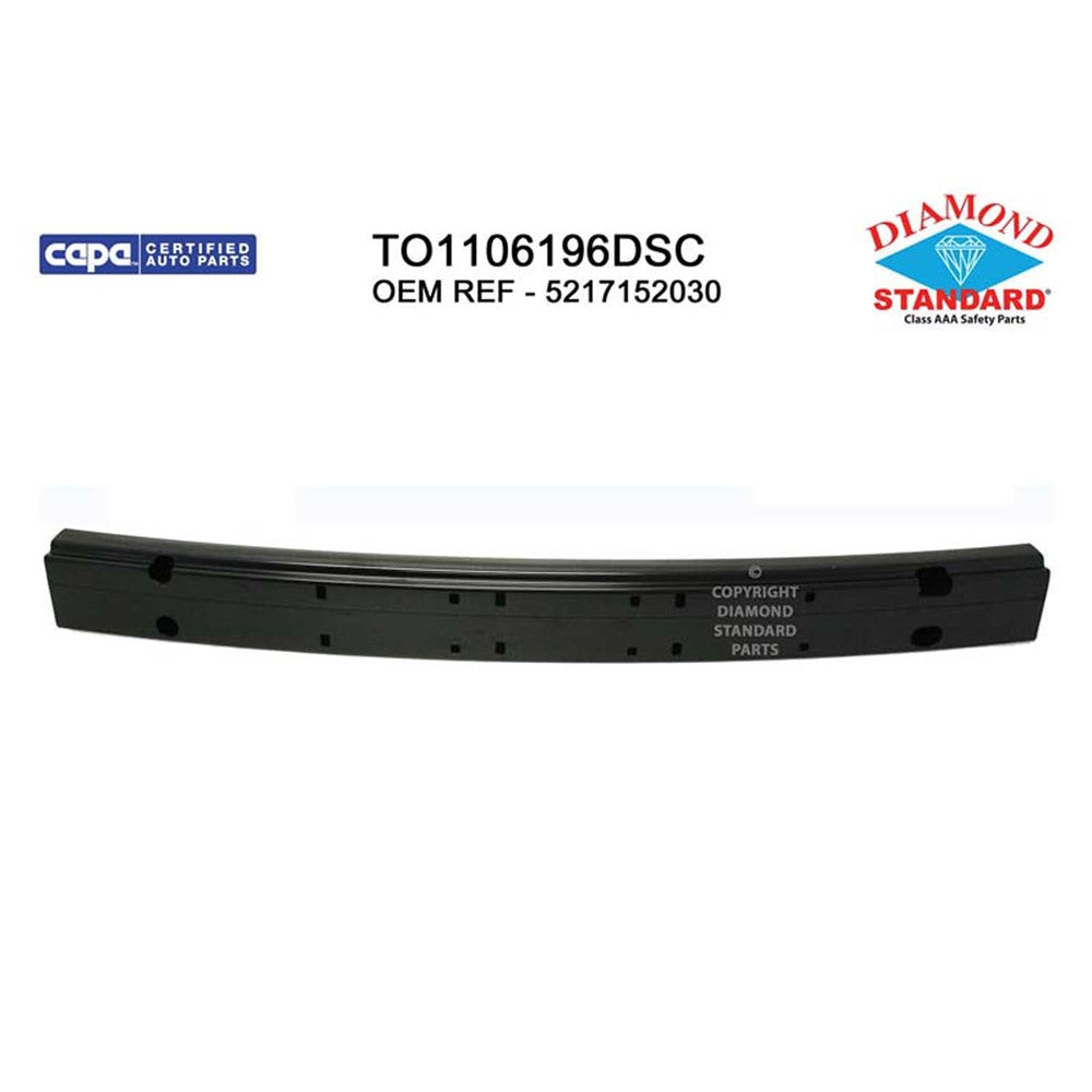 Rear Bumper Impact Bar 2006-2019 Toyota Yaris