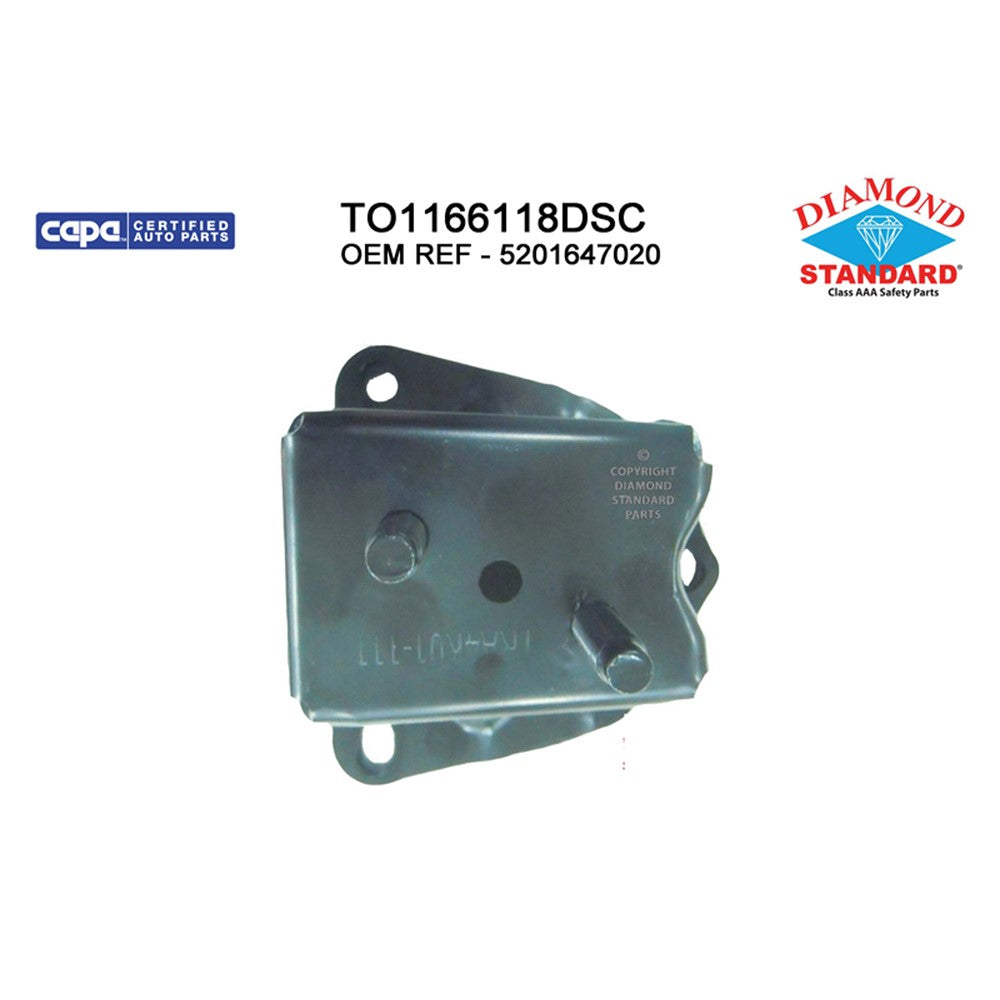 Rear Left Rear Driver Side Bumper Impact Bar Bracket 2010-2015 Toyota Prius, Prius Plug-In